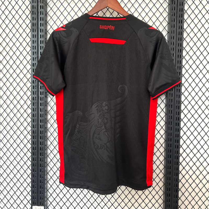 2025-2026 Albania Second Away Black Fan Edition Football Shirt