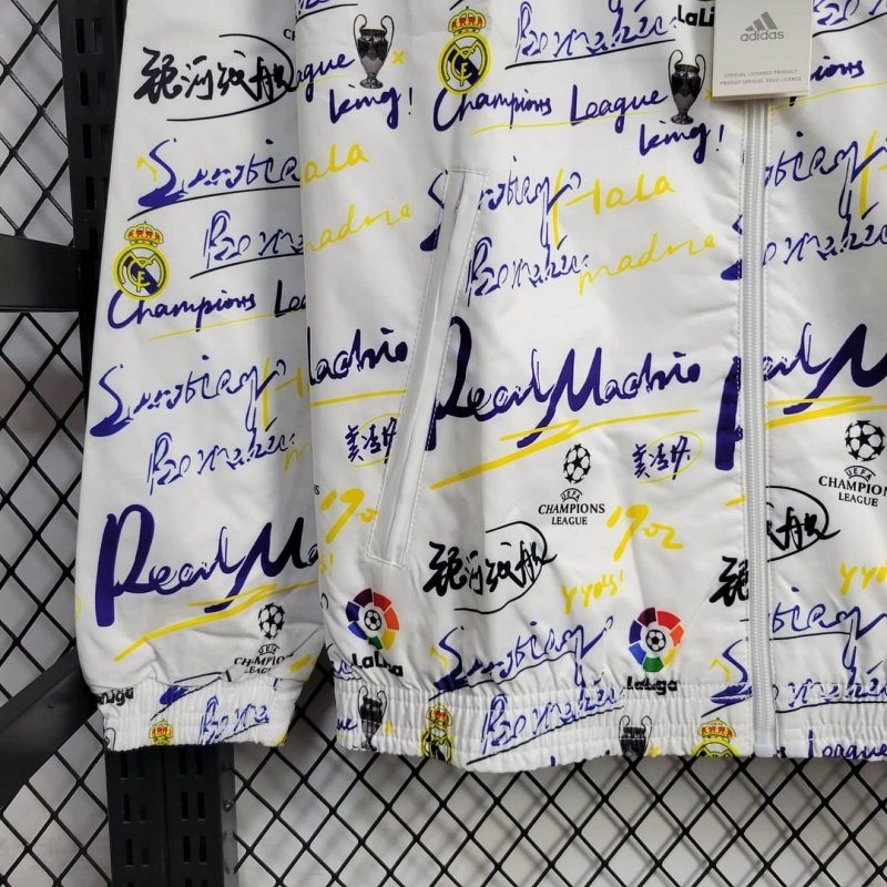2024/2025 Real Madrid Reversible Windbreaker Football Shirt