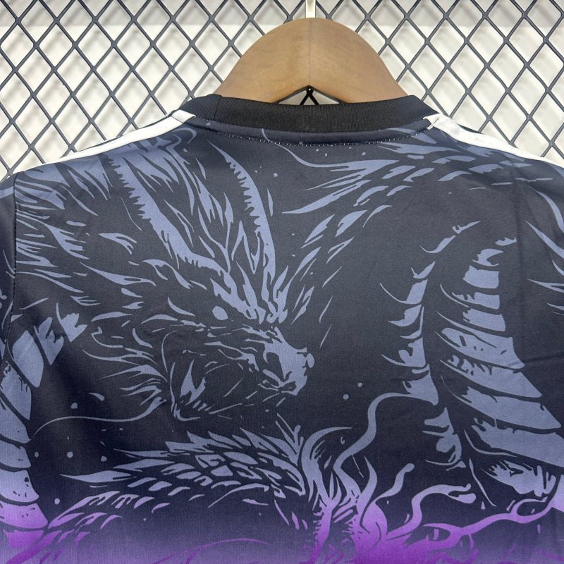 2025/26 Real Madrid Special Edition Purple Dragon Kids Jersey Set