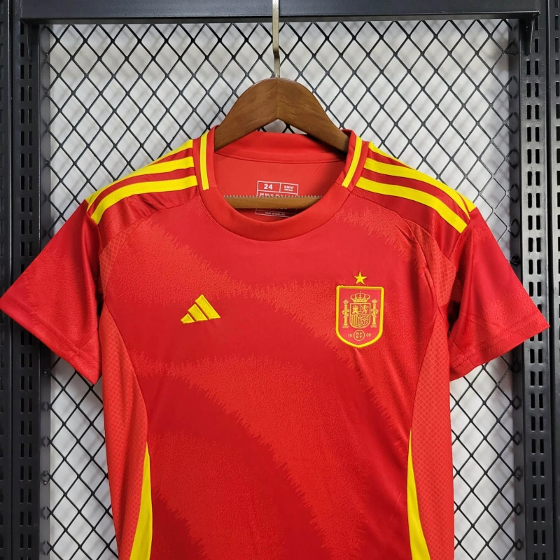 2024/2025 Spain Home Football Shirt Kids