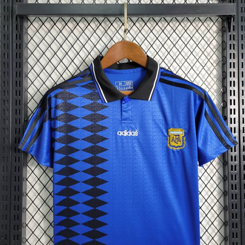 1994 Retro Argentina Away Football Shirt Kids