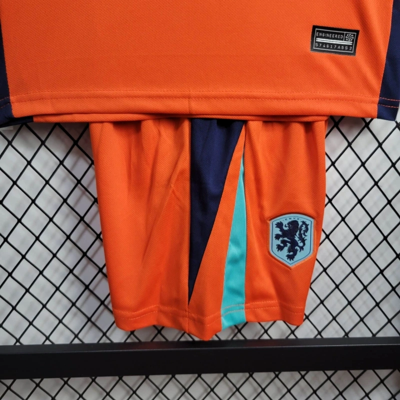 2024 Netherlands Home Football Shirt Kids Size