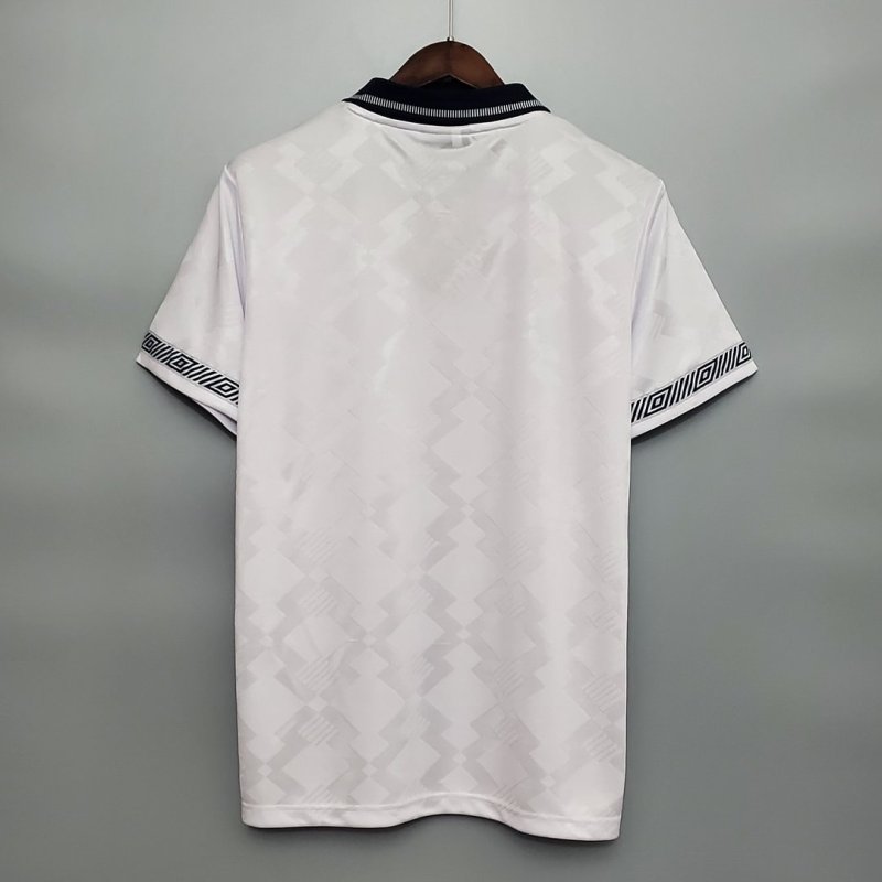 1990 Retro England Home Football Shirt