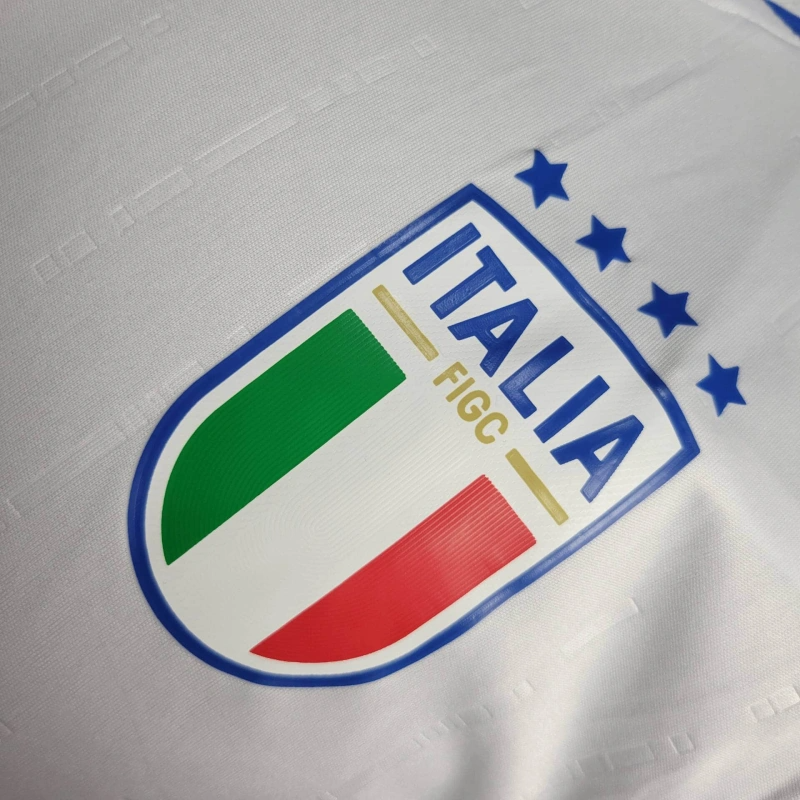 2024 Player Version Long Sleeve Italy Away Football Shirt