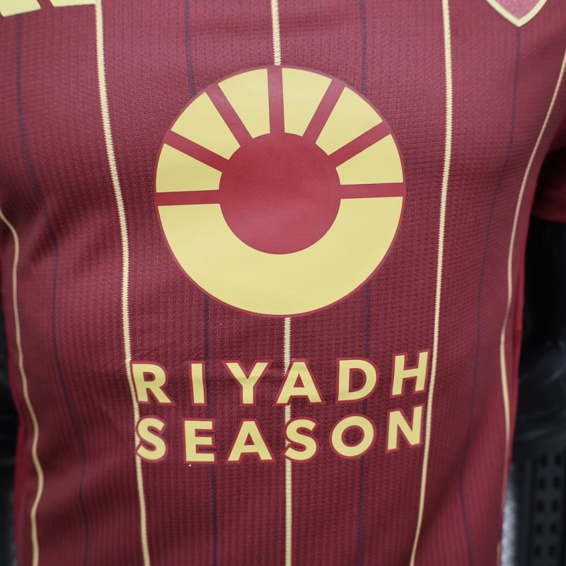 2024/2025 Player Version AS Roma Home Football Shirt
