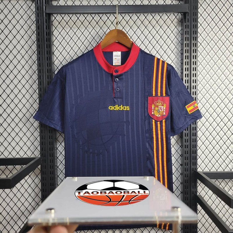 1996 Retro Spain Away Football Shirt
