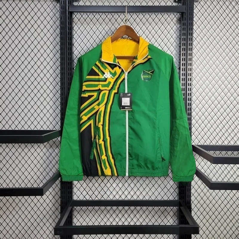2024 Jamaica Reversible Windbreaker Football Shirt