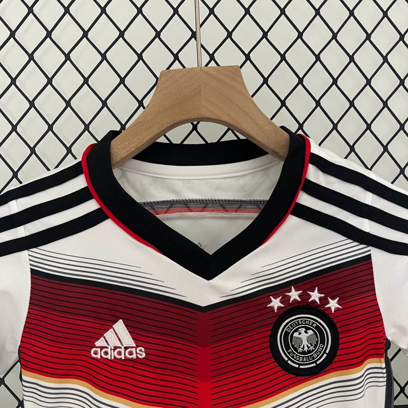 2014 Retro Germany Home Football Shirt Kids Size