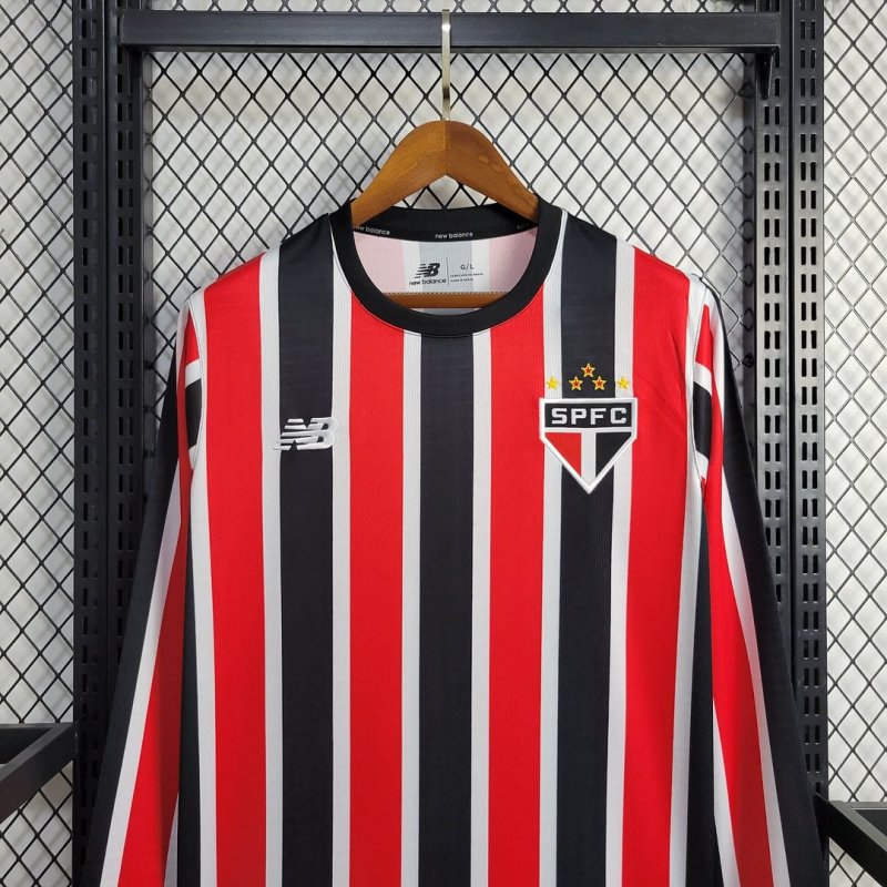 2024/2025 Long Sleeve São Paulo Away Football Shirt