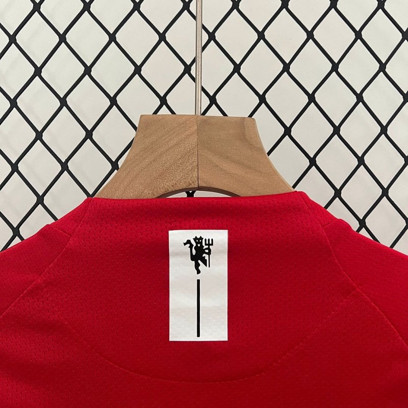 2007/2008 Retro Manchester United Home Football Shirt Kids Size