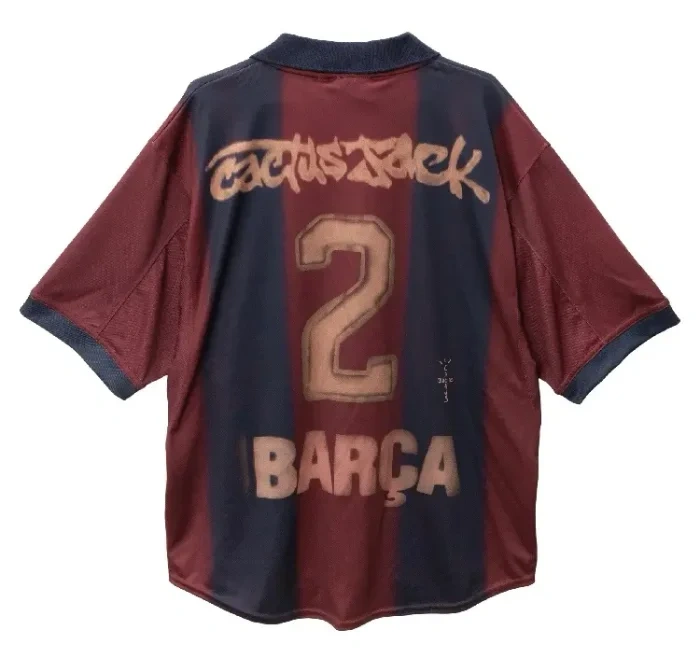 Barcelona x Travis Scott Home RetroSkeleton Jersey