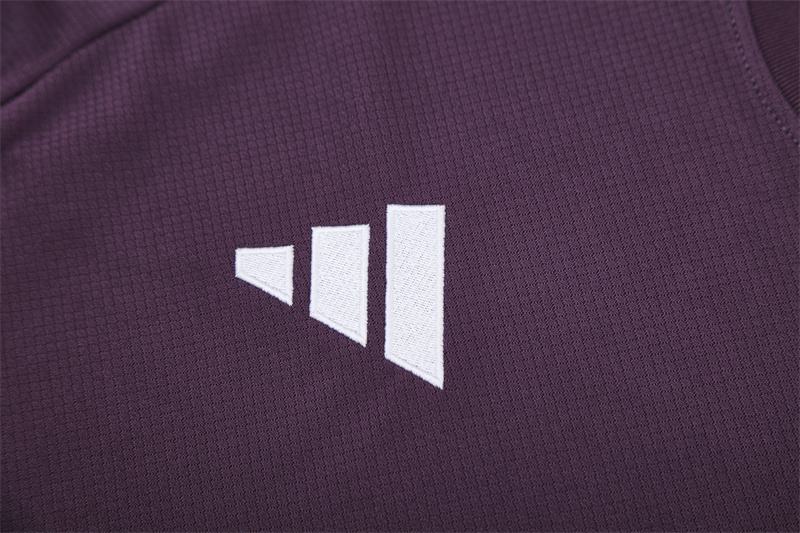 2025/26 short sleeve Manchester United purple training suit