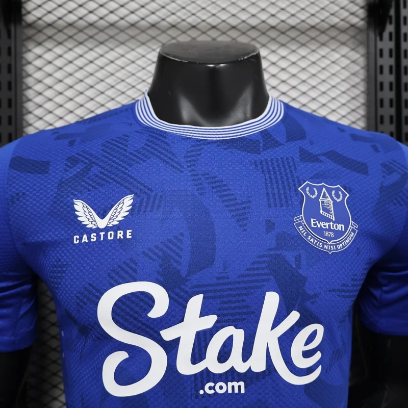 20242025 Player Version Everton Home Football Shirt