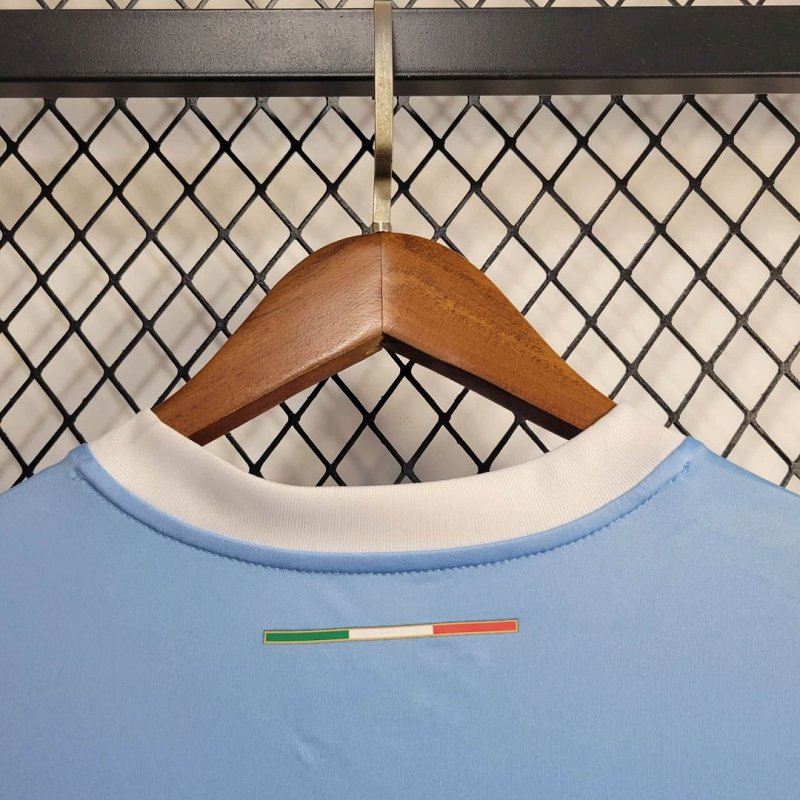 2024/2025 Lazio 50Th Anniversary Champion Edition Blue Football Shirt