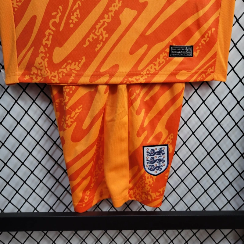 2024 England Goalkeeper Football Shirt Kids