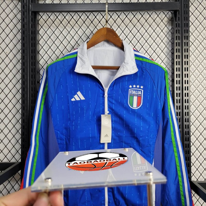2024 Italy Reversible Windbreaker Football Shirt