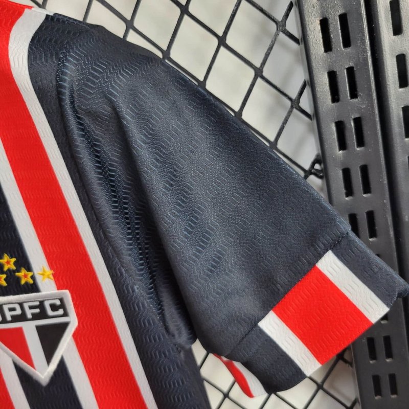 1:1 copy top quality 2024/2025 São Paulo Away Football Shirt Kids Size