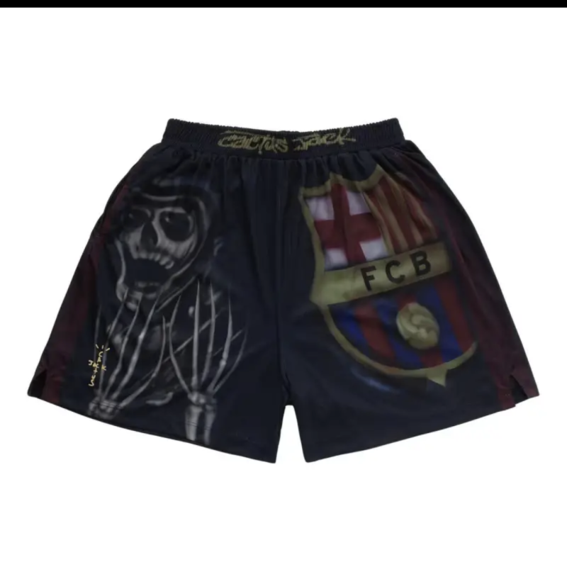 2025/2026 Barcelona Travis joint limited edition shorts