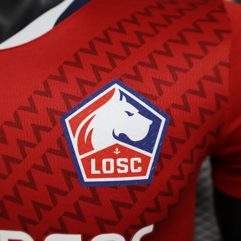 2024/2025 Player Version Lille LOSC Home Football Shirt