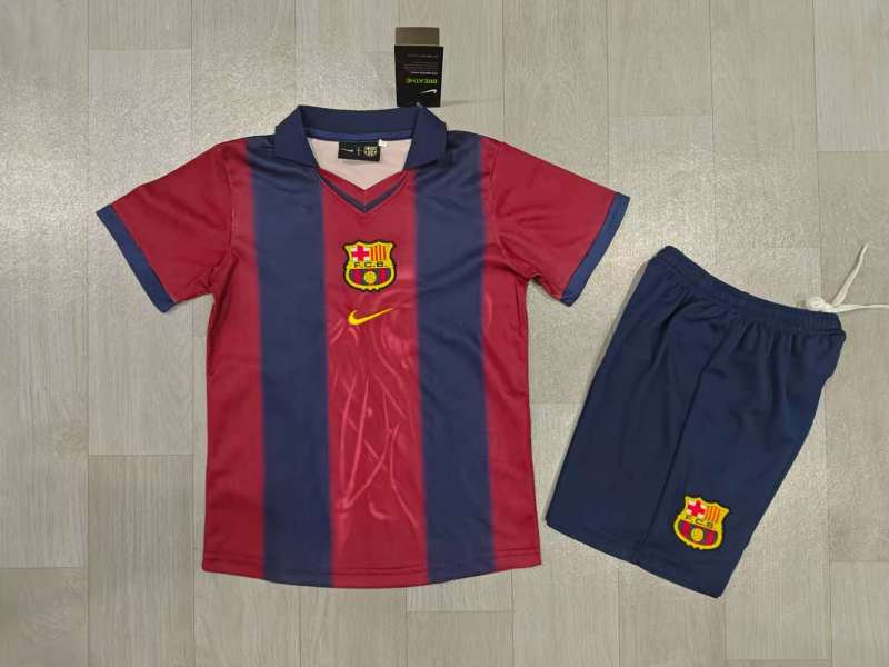 2025/2026 Barcelona No.2 Camp Nou Commemorative Retro Edition (Kids Kit)