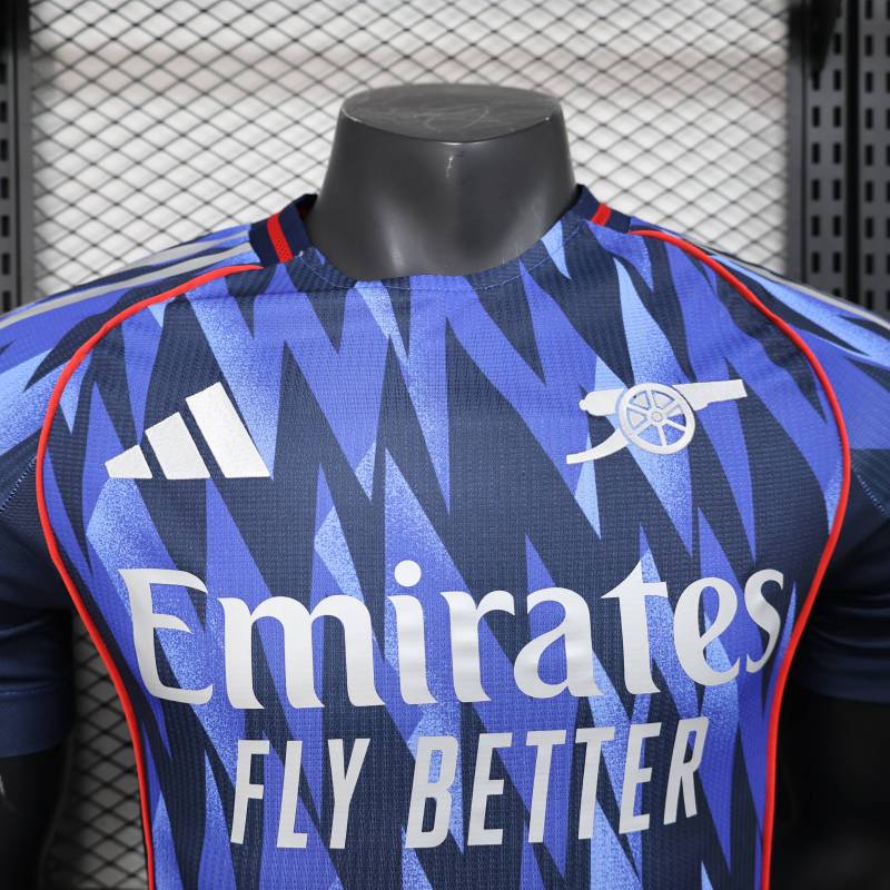 2025/26 Arsenal Blue Away Player Shirt