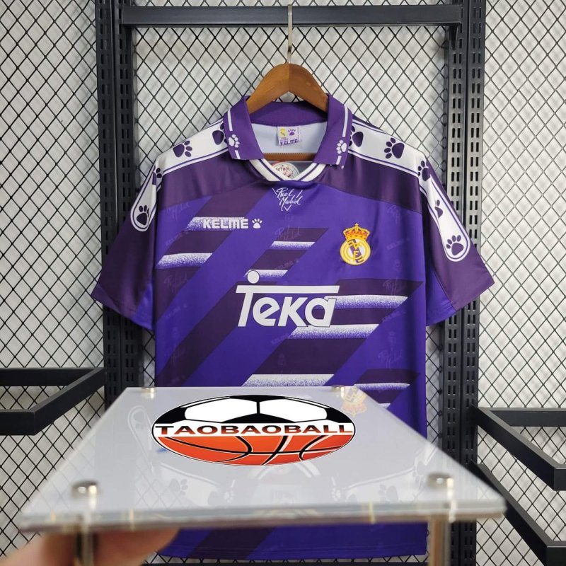 1994/1996 Retro Real Madrid Away Football Shirt