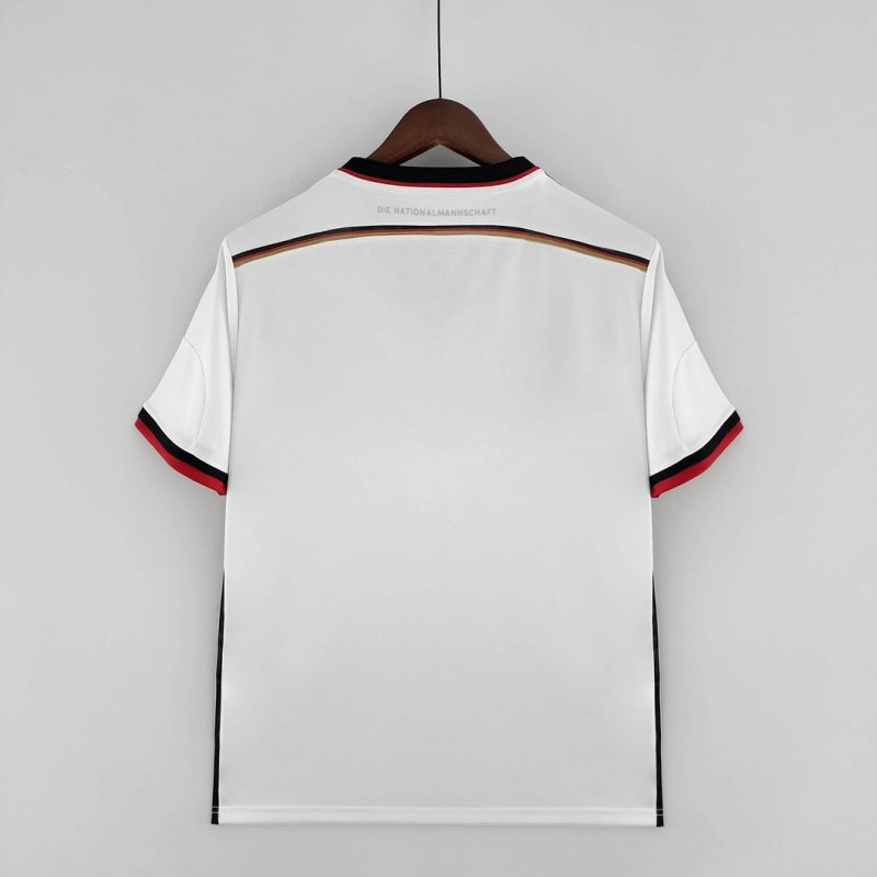 2014 Retro Germany Home Football Shirt