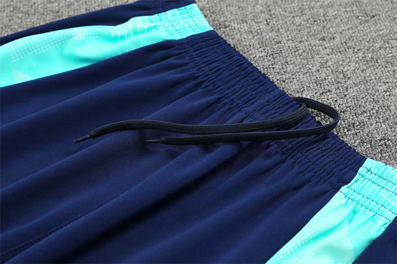 2024/2025 Players Edition Arsenal Pre Match Lake Blue Half-zip training suit Football Jersey