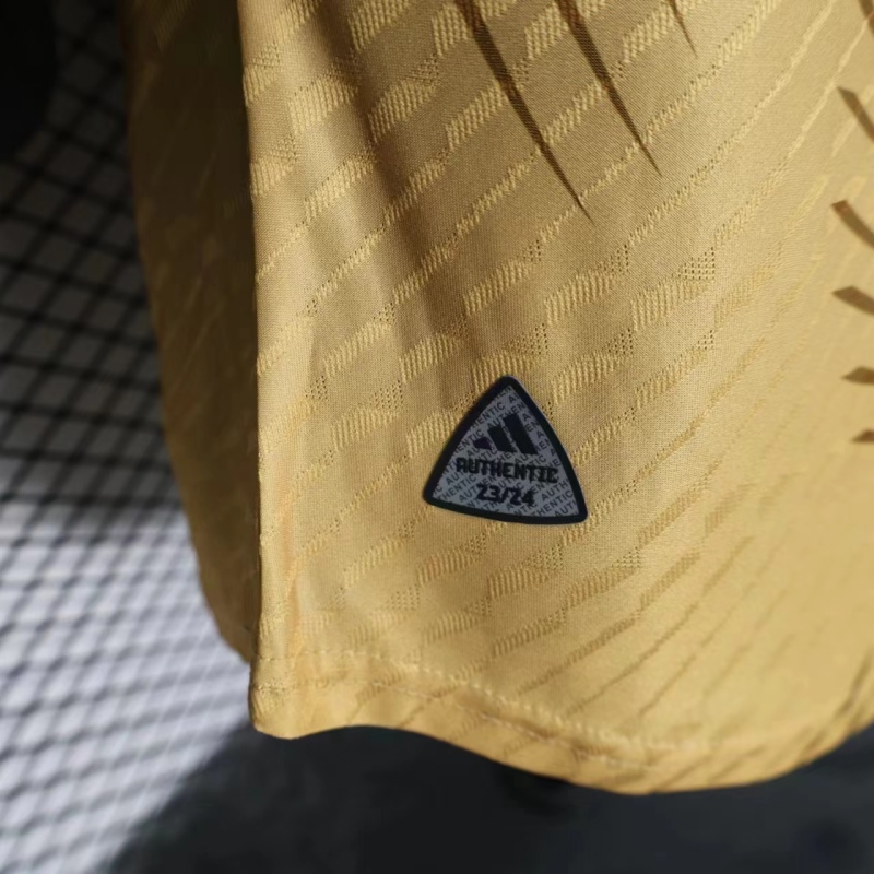 2024-2025 Real Madrid Special Edition Gold Kit Football Jersey