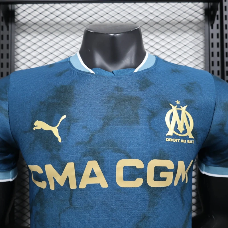 2024/2025 Player Version Olympique Marseille Away Football Shirt