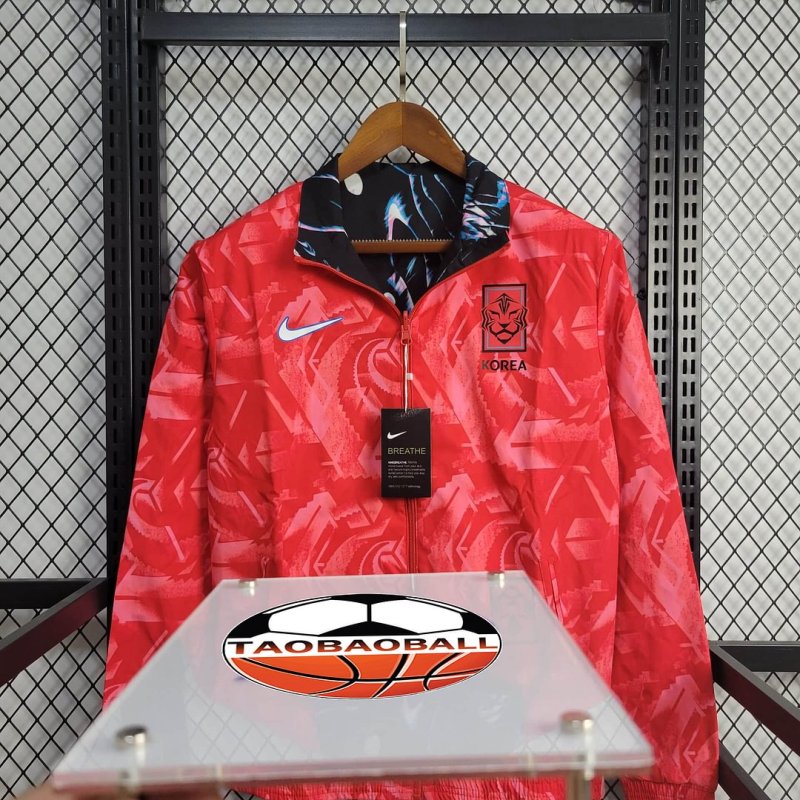 2024 South Korea Reversible Windbreaker Football Shirt