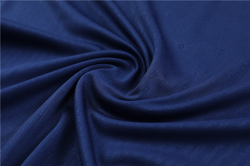 2024/2025 Player Edition France Prematch Jersey Royal Blue Half-zip training suit Football Jersey