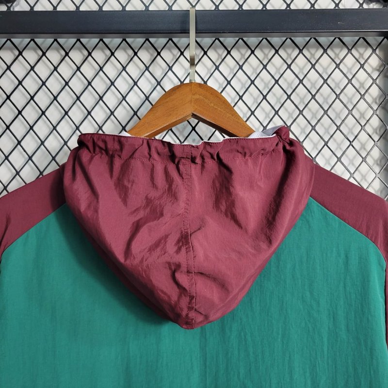 2023/2024 Fluminense Windbreaker Deep Red Football Shirt