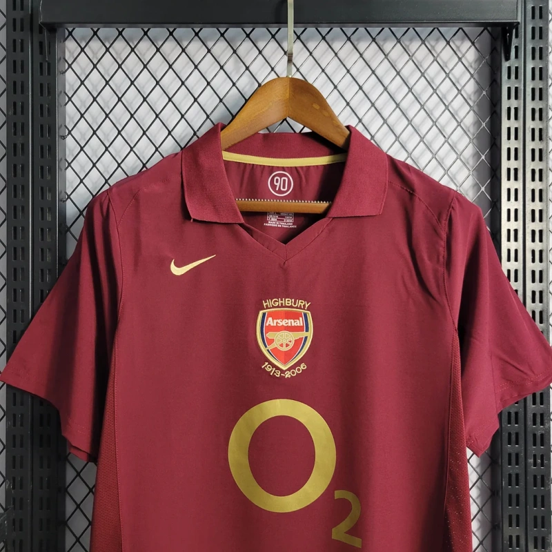 2005/2006 Retro Arsenal Home Football Shirt