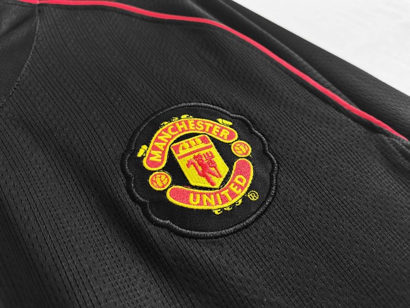 2007/2008 Retro Long Sleeve Manchester United Away Football Shirt