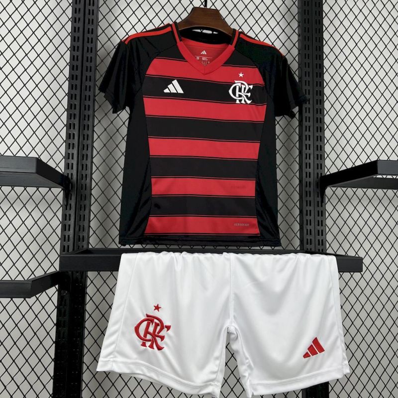 2025/2026 Flamengo Home Football Shirt（Kids Size）