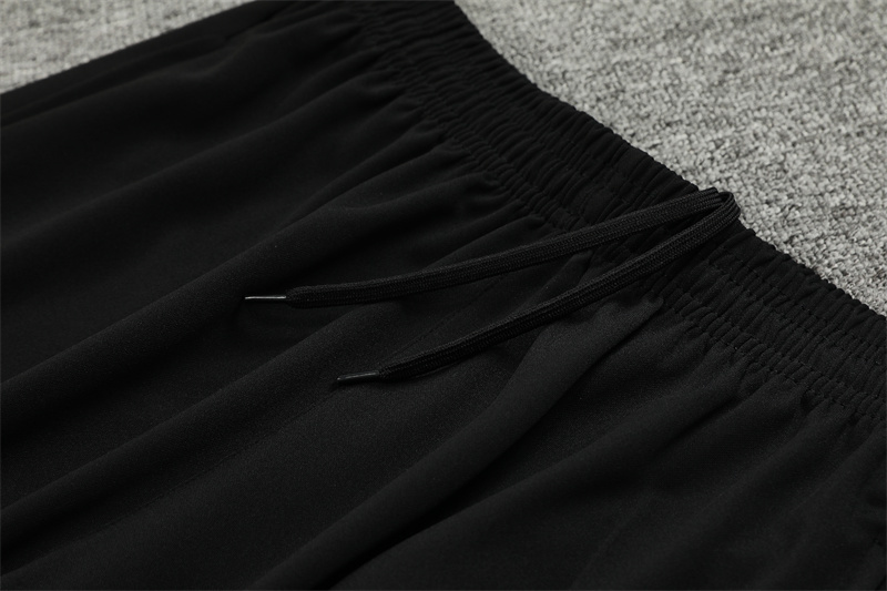 2024/2025 Player Edition Barcelona Pre-match Jersey Black & Gold Half-zip training suit Football Jersey