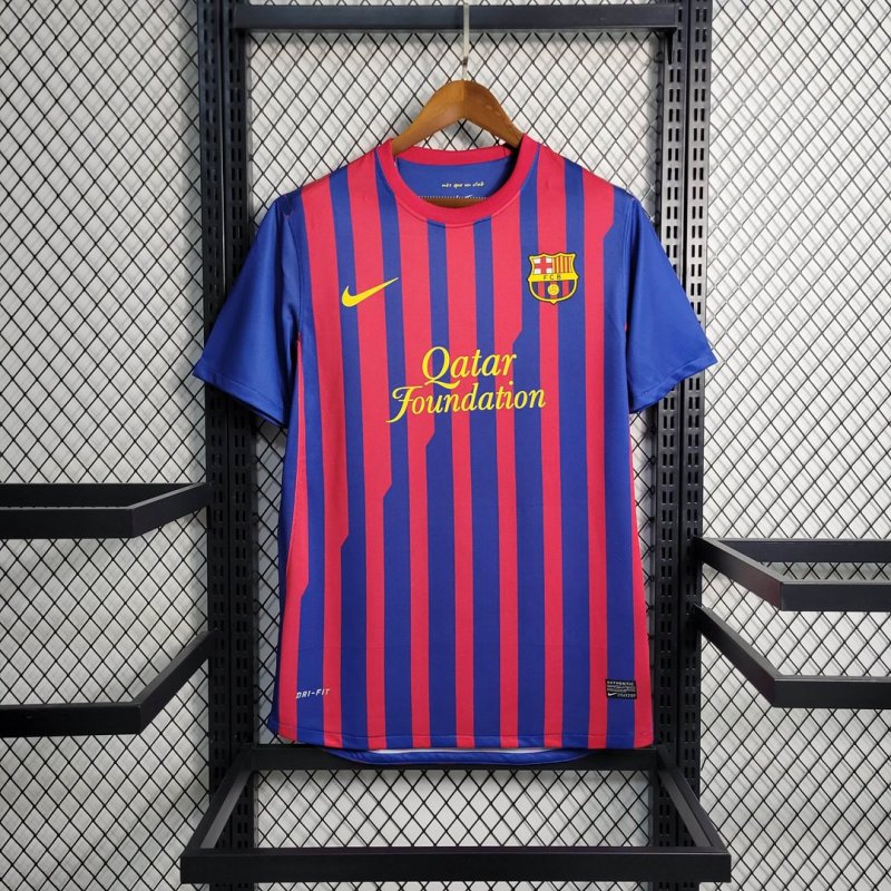 20112012 Retro Barcelona Home Football Shirt