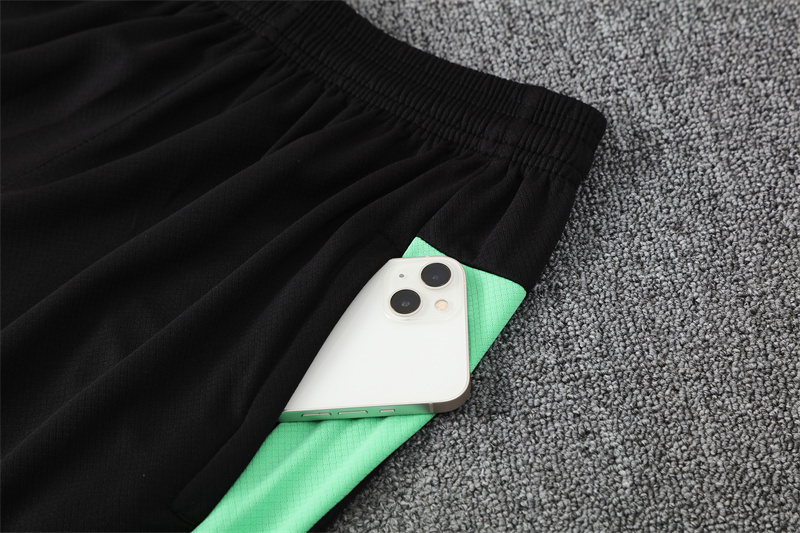 2025/26 short-sleeved Portugal green and black camouflage training suit (child size)