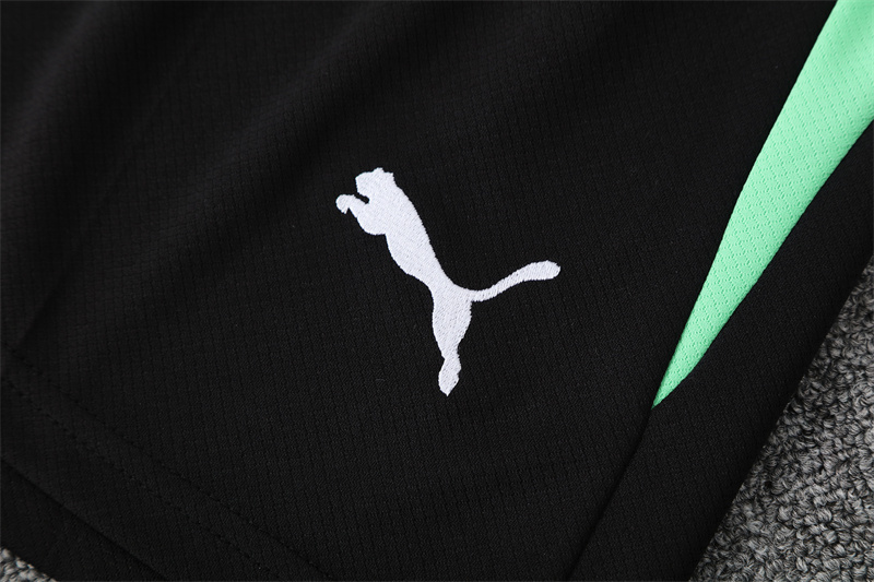 2025/26 short-sleeved Portugal green and black camouflage training suit (child size)