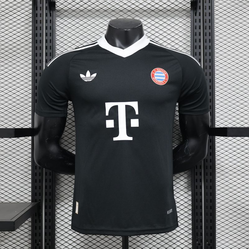 2024/2025 Players Edition Bayern Goalkeeper Black Football Jersey