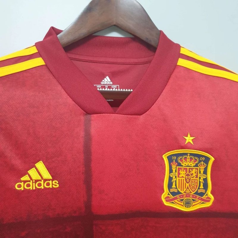 2020 Spain Home Football Shirt