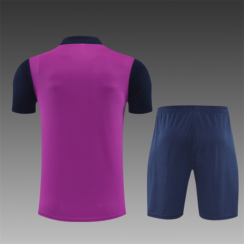 2025/26 Short Sleeve Barcelona Purple Training Suit (child size)