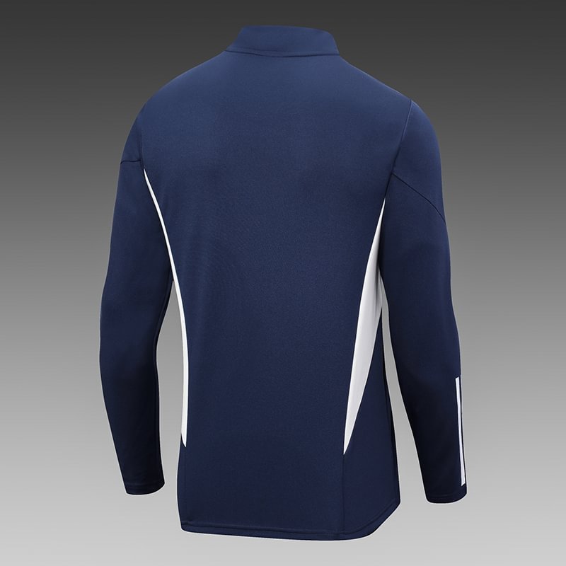 2023 Italy Half-Pull Training Suit Sky Blue Football Shirt