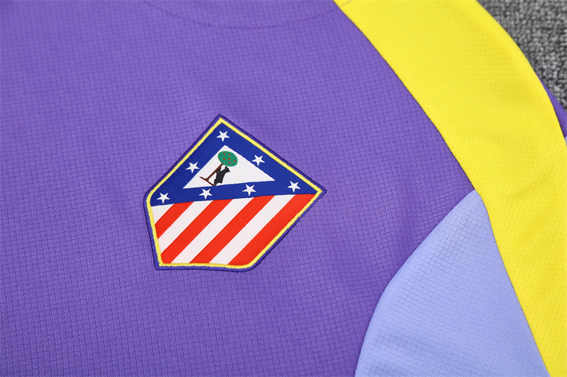 2025/26 Short Sleeve Atletico Madrid Purple Training Suit