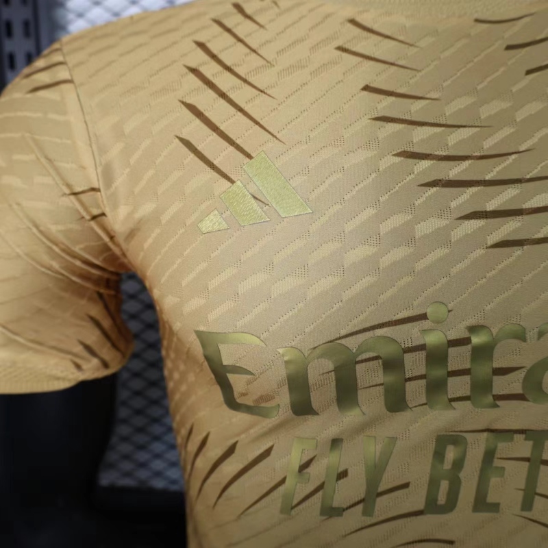 2024-2025 Real Madrid Special Edition Gold Kit Football Jersey