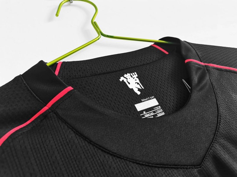 2007/2008 Retro Long Sleeve Manchester United Away Football Shirt