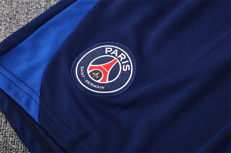 2025/26 Short Sleeve Paris Royal Blue Training Suit