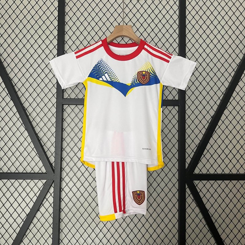 2024 Venezuela Away Football Shirt Kids