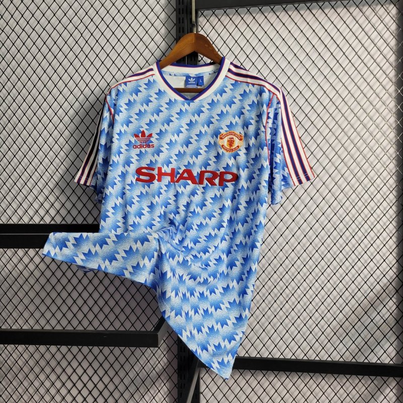 1990/1992 Retro Manchester United Away Football Shirt